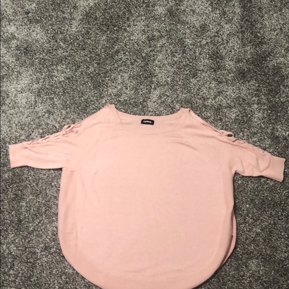 Express Sweaters - Express Pink Sweater
